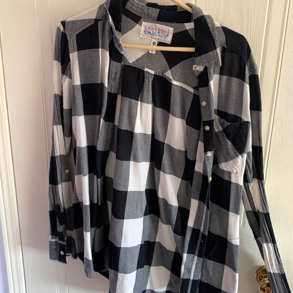 Flannel black and white